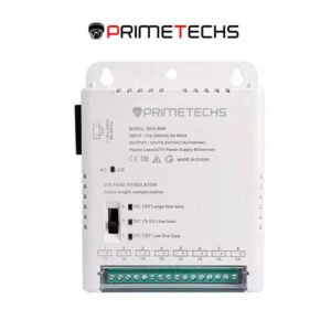 Fuente de poder Primetechs 8 canales 8 amp Voltaje de Ajuste 12-13.5-15v cc