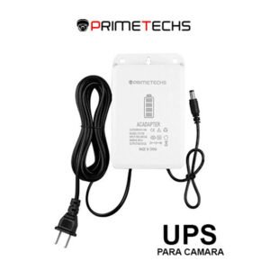 UPS y Fuente de poder regulada 12V DC / 2 Amperes Primetechs/ Sistema ininterrumpido de energia