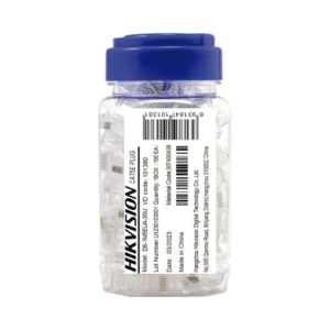 Bote con 100 Piezas de Plug Modular RJ45 / Cat 5e / Chapado en Oro a 30 Micras / Sin Blindaje / Facil Instalación / Uso Interior / Soporta Norma TIA-568B / Cumple con RoHS 2.0