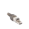 Plug RJ45 Blindado Categoría 6A -Sin herramienta, para terminación en campo