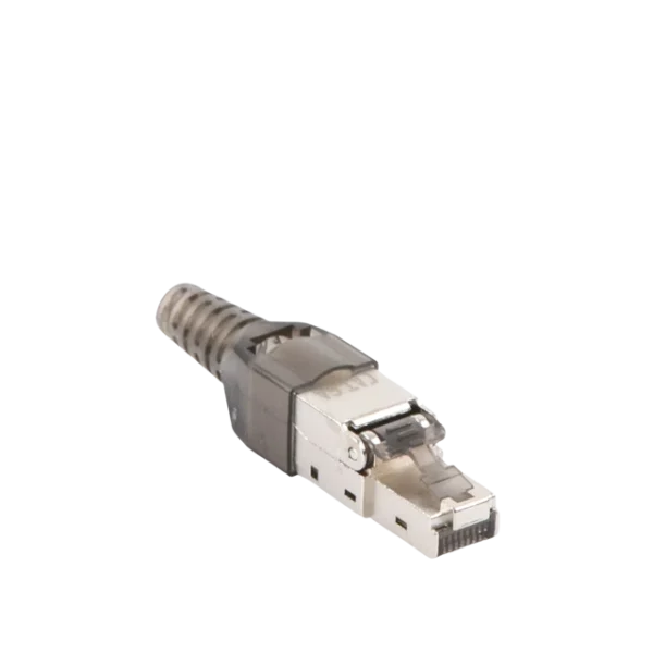 Plug RJ45 Blindado Categoría 6A -Sin herramienta, para terminación en campo