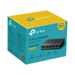 Switch para escritorio 5 puertos 10/100/1000Mbps