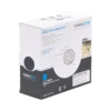 Bobina de cable de 100m, Cat5e, 24 AWG, color Gris, UL, para aplicaciones en videovigilancia, redes de datos. Uso Interior
