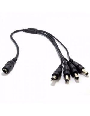 Divisor de energía / Tipo pulpo / 4 Conectores macho / 2.1 mm / 1 Conector hembra