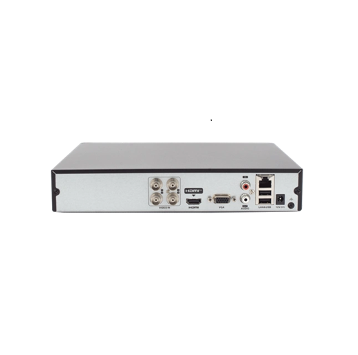 DVR 4 Canales TurboHD + 1 Canal IP / 2 Megapíxel (1080p) Lite / Acusense Lite (Evita Falsas Alarmas) / Audio por Coaxitron / 1 Bahía de Disco Duro / H.265+ / Salida de Vídeo Full HD