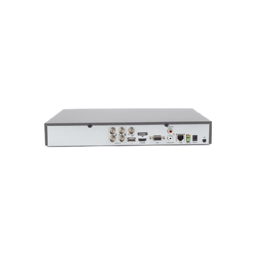 DVR 4 Canales TURBOHD + 2 Canales IP / 5 Megapixel Lite - 3K Lite / Audio de Dos Vías por Coaxitron / Reconocimiento Facial / ACUSENSE (Evista falsas alarmas) / 1 Bahía de Disco Duro / Salida de Video en Full HD