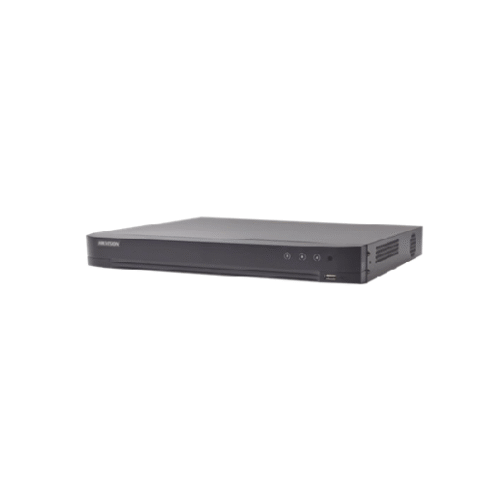 DVR 8 Canales TURBOHD + 8 Canales IP / 8 Megapixel (4K) / Audio por Coaxitron / ACUSENSE / Reconocimiento Facial / 1 Bahía de Disco Duro / Salida de Video en 4K / H.265+