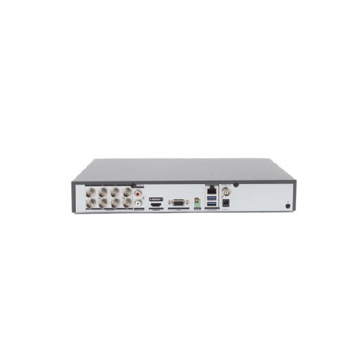 DVR 8 Canales TURBOHD + 8 Canales IP / 8 Megapixel (4K) / Audio por Coaxitron / ACUSENSE / Reconocimiento Facial / 1 Bahía de Disco Duro / Salida de Video en 4K / H.265+