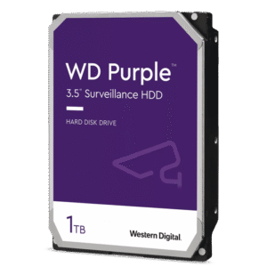 Disco Duro Purple de 1 TB / 5400 RPM / Optimizado para Soluciones de Videovigilancia / Uso 24-7