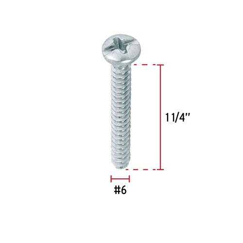 Pija para lámina, #6 x 1-1/4", FIERO