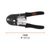 Pinza 8" ponchadora para cables RJ-45, 8 contactos, Truper