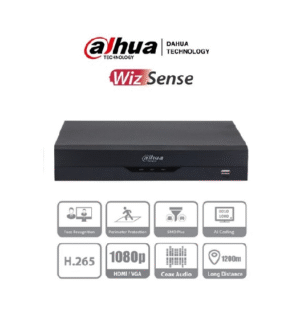 DAHUA XVR5108HS-I2 (I3) - DVR de 8 Canales 5 Megapixeles Lite/ WizSense/ H.265+/ 8 Canales HDCVI+4 IP/ Hasta 12 Canales IP/ 1 Canales de Reconocimiento Facial/ SMD Plus/ 1Ch Proteccion Perimetral/ 1 Sata de Hasta 10 TB/ IoT&Pos