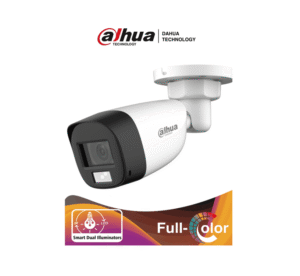 DAHUA HAC-HFW1200CLN-IL-A - Cámara Bullet de 2 Megapixeles/ Iluminación Dual Inteligente + FullColor/ Lente de 2.8mm/ 102 Grados de Apertura/ 20 Metros de IR y Luz Visible/ Micrófono Integrado/ IP67