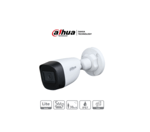 DAHUA HAC-HFW1500CN-A - Cámara Bullet de 5 Megapíxeles/ Micrófono Integrado/ Lente de 2.8mm/ 111 Grados de Apertura/ IR de 30 Mts/ Starlight/ IP67/ CVI/CVBS/AHD/TVI