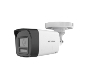 [Audio Bidireccional + Dual Light + ColorVu] Bala TURBOHD 4K (8 Megapixel) / Lente 2.8 mm / 30 mts IR EXIR + 20 mts Luz Blanca / Micrófono y Bocina Integrado / Exterior IP67 / Metal / dWDR