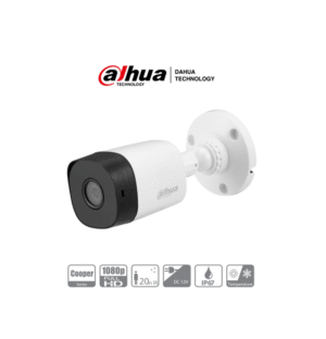 DAHUA COOPER B1A21 - Cámara Bullet HDCVI 1080p/ 103 Grados de Apertura/ Lente de 2.8mm/ IR de 20 Mts/ IP67/ TVI AHD y CVBS
