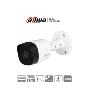 DAHUA COOPER B2A21 - Cámara Bullet HDCVI 1080p/ 720p/ 93 Grados de Apertura/ Lente 3.6 mm/ IR de 20 Mts/ IP67/ Metálica/ TVI AHD y CVBS