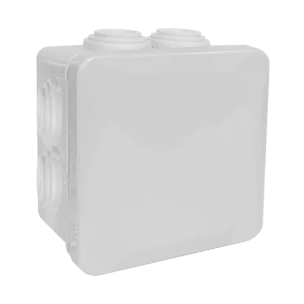 Caja estanca con conos hueso presión, 80x80x45 mm, grado de protección IP 55